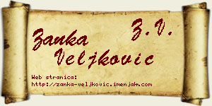 Žanka Veljković vizit kartica
